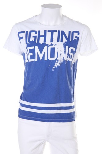 Zara shirt stampa bianco - zara,