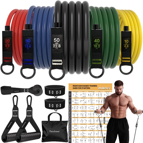 Set fasce resistenza con - fasce,