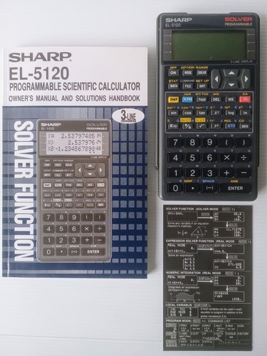 Sharp 5120 solver - el-5120,