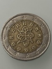 Moneta rara 2 Euro 2002 portogallo portugal