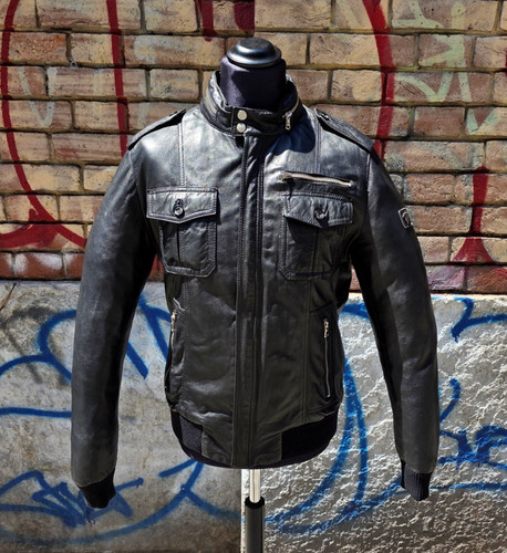 Giubbotto pelle trussardi - giubbotto,