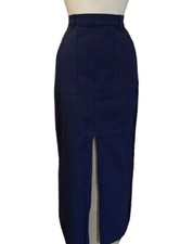 NWT ZARA Navy Blue High Waist