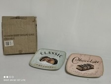 set 2 piattini dessert