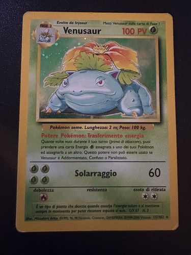 Pokemon venusaur 102 set - venusaur,