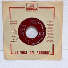 BENIAMINO GIGLI 'NA SERA 'E MAGGIO 7" 45 RPM 1959 LA VOCE DEL PADRONE 7RQ 3096