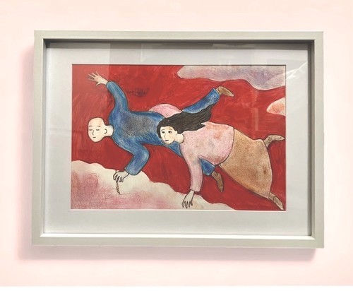 Quadro originale pastello - , e
