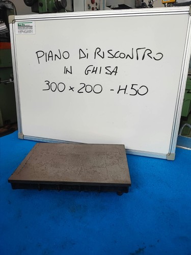 Piano riscontro ghisa - di,