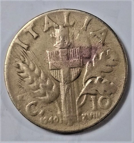 Moneta 1940 fascista italia - moneta, 10
