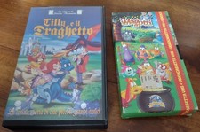 Lotto 2 vhs Trilly e il Draghetto I Magotti e la pentola magica 