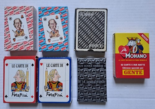 Carte gioco di forattini - le, da