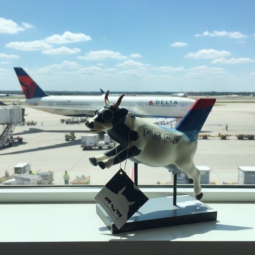 Statuina cow parade platinum - statuina,