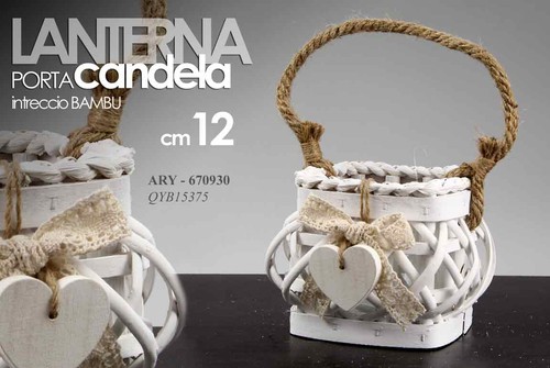 Lanterna portacandela cuore - lanterna,