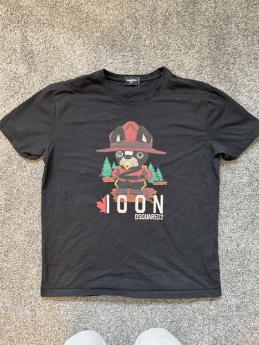 Shirt nera dsquared2 icon - dsquared2,