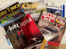 Riviste Auto Anni 80/90 La Manovella, AutoCapital, Auto d Epoca, Classic Cars...