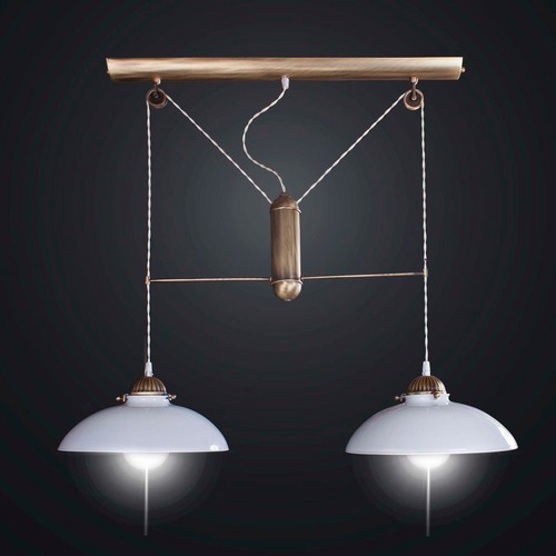 Lampadario rustico classico