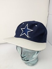 Cappello berretto Dallas Cowboys vintage aderente 7 1/4 7,25 The Game Big Logo Star NFL