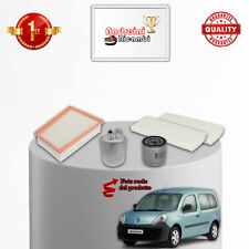 KIT TAGLIANDO 4 FILTRI RENAULT KANGOO II 1.5 DCI 78KW 106CV DAL 2008 ->