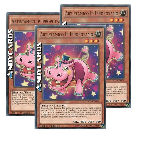 Artistamico ippopotamo 3x - ippopotamo,