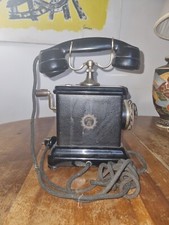 Telefono A Manovella FATME Roma Brevetti Ericsson Vintage Antico Bachelite 