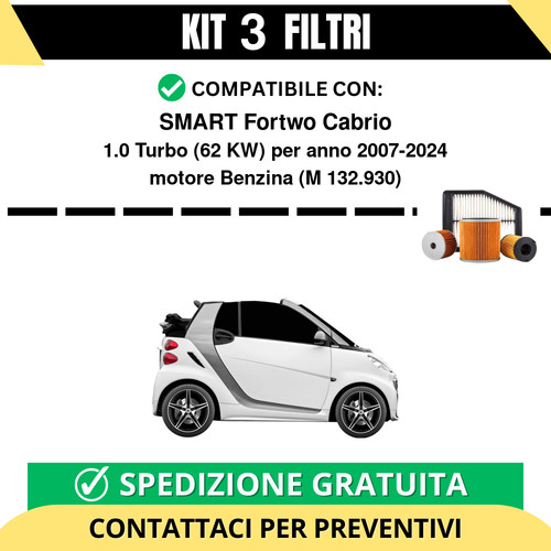 Kit filtri tagliando per - kit,
