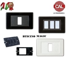 PLACCA IN ABS BTICINO MAGIC MOSTRINA SUPPORTO PVC