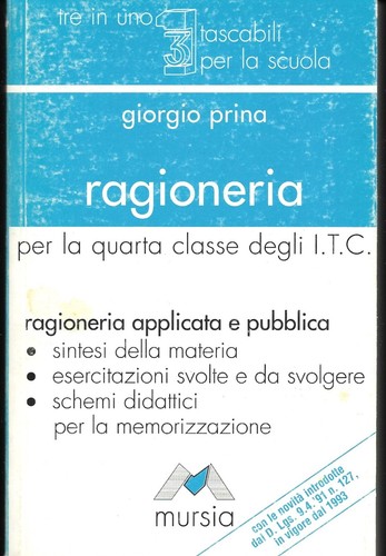 Ragioneria per classe - , iv°