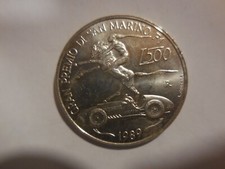 Auto d'argento Gran Premio San Marino 500 Lire 1989