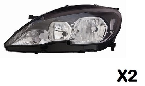 Coppia fari proiettori peugeot - fari,