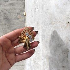 Spilla lunga vintage stile Art