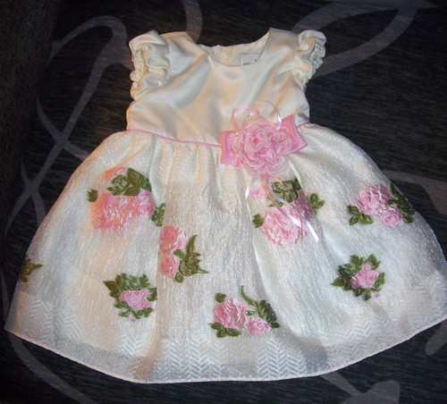Abito raso floreale - abito,