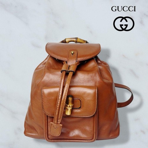 Zaino gucci pelle - di, bambù