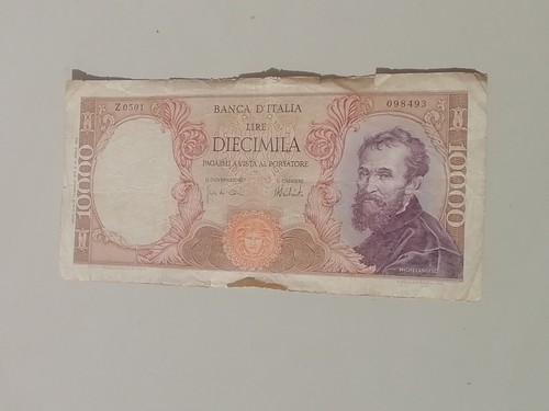 10000 lire michelangelo serie - 10000,