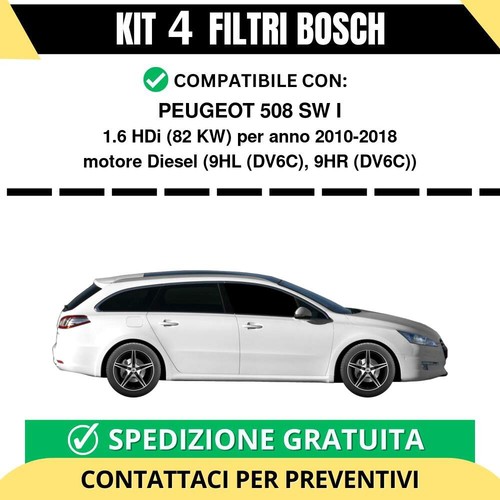 Kit bosch filtri tagliando - kit, 4