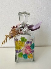 Bottiglia Di Vetro Liquore Dipinta A Mano