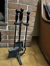 Attrezzatura per camino in ferro Arezzo set attrezzi 5 pezzi