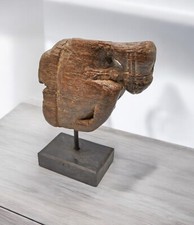 Antico di Legno Cavallo Testa