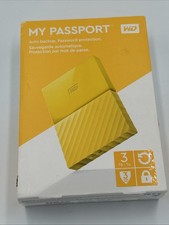 Disco rigido portatile giallo