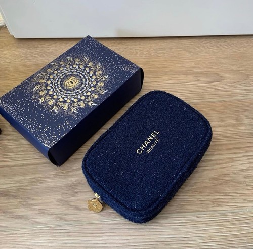 Chanel beaute borsa trucco blu - trucco,