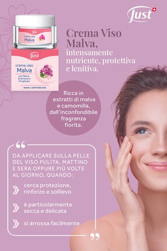 Just linea malva crema viso - just,, malva,