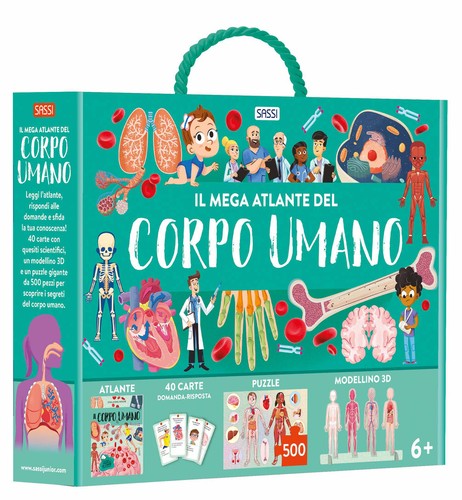 Mega atlante del corpo - il,