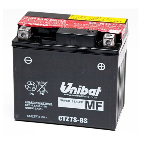 Batteria unibat ctz7s - ctz7s-bs, =