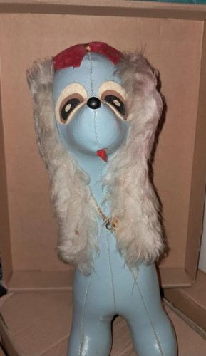 Peluche cane scopa ecopelle