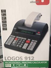 Olivetti Logos 912 Calcolatrice  Scrivente - Nera (B5897)