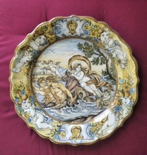 Piatto ceramica castelli