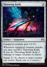 MTG 2x THROWING KNIFE -