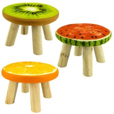 Sgabello poggiapiedi imbottito