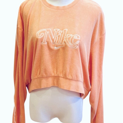Nike felpa cropped terry - felpa, panno