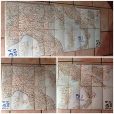 GRANDE CARTA GEOGRAFICA ITALIA