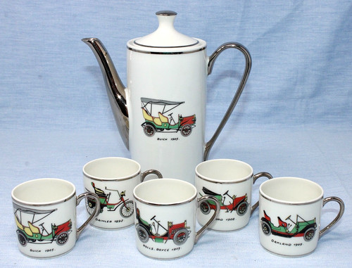 Servizio caffè vintage 6 - servizio,