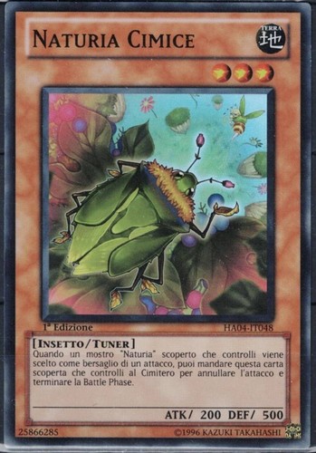 Carta ha04 naturia - carta, yu-gi-ho